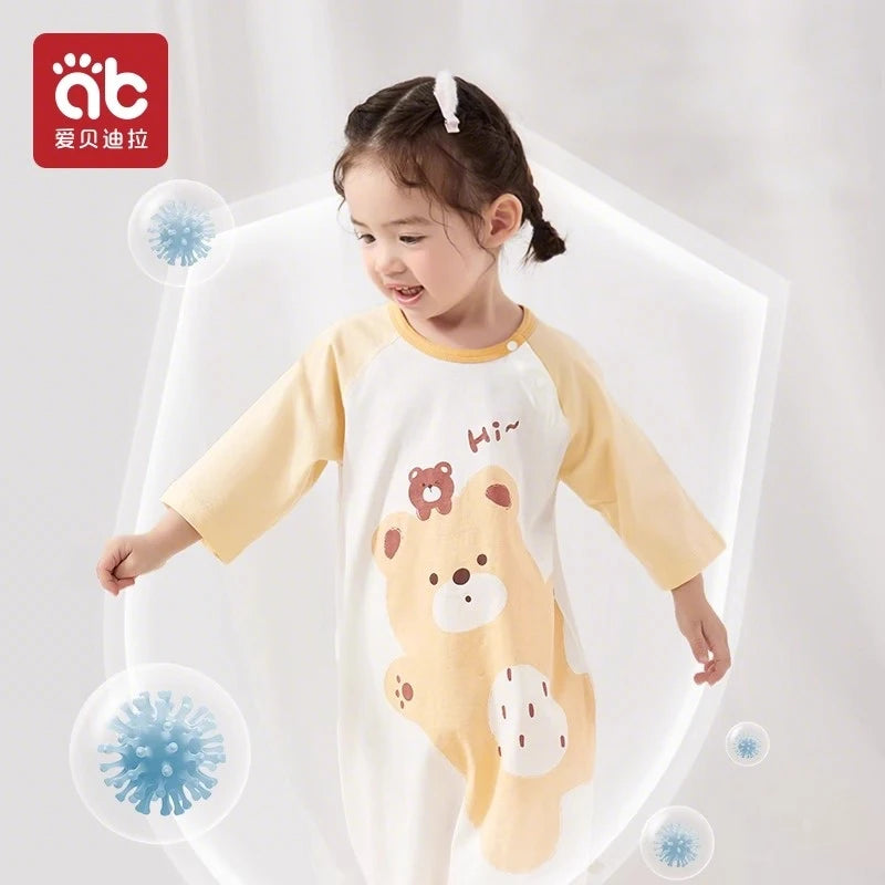 Girl Boy Nightgown Cartoon Pajamas Dress