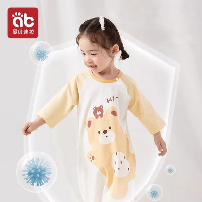 Girl Boy Nightgown Cartoon Pajamas Dress