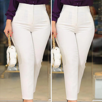 High Waist Cropped Pants