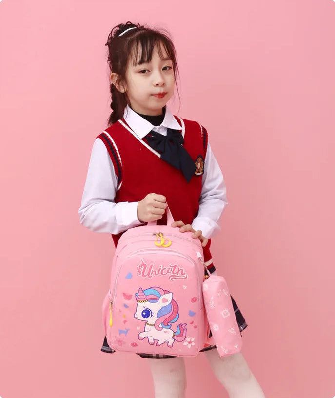 Boys Girls Cute Cartoon Toddler Rucksack Kindergarten Schoolbag