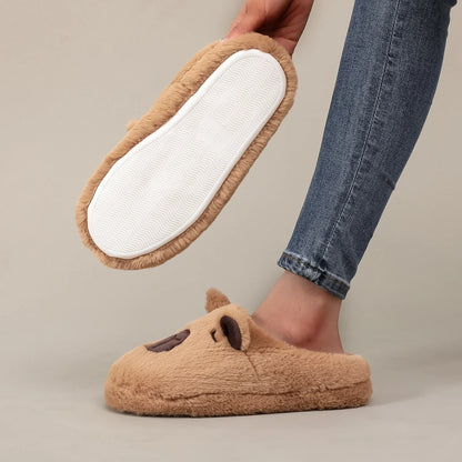 Furry Home Soft Soles Furry Slippers