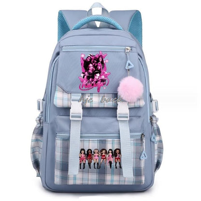 Katseye Funny Print Mochila Book Bags