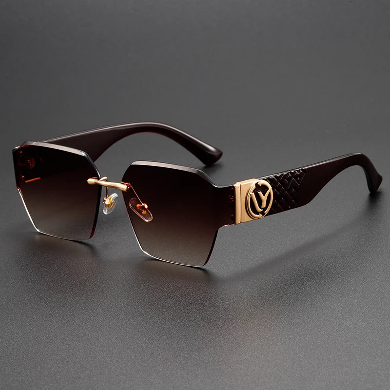 Versatile metal Elegant sunglasses