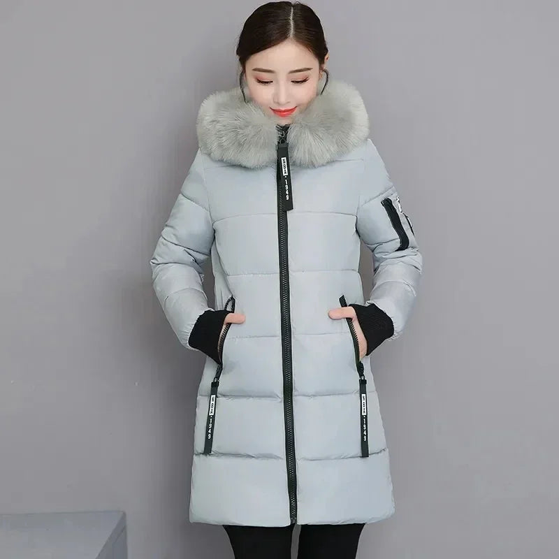 Chaqueta informal coreana de algodón, ajustada y versátil