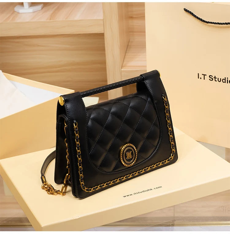 genuine leather underarm bag