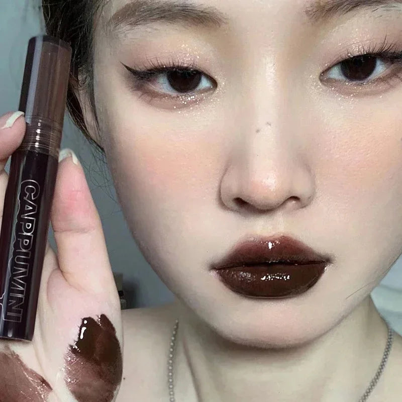 Chocolate Lip Gloss Moisturizes Liquid Lipstick