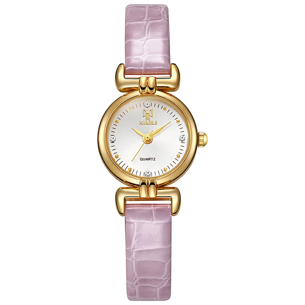 Small Simple Diamonds Quartz Wristwatch