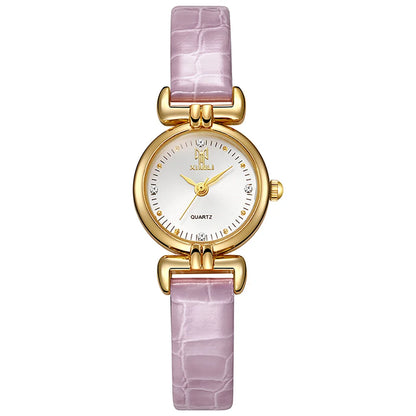 Small Simple Diamonds Quartz Wristwatch