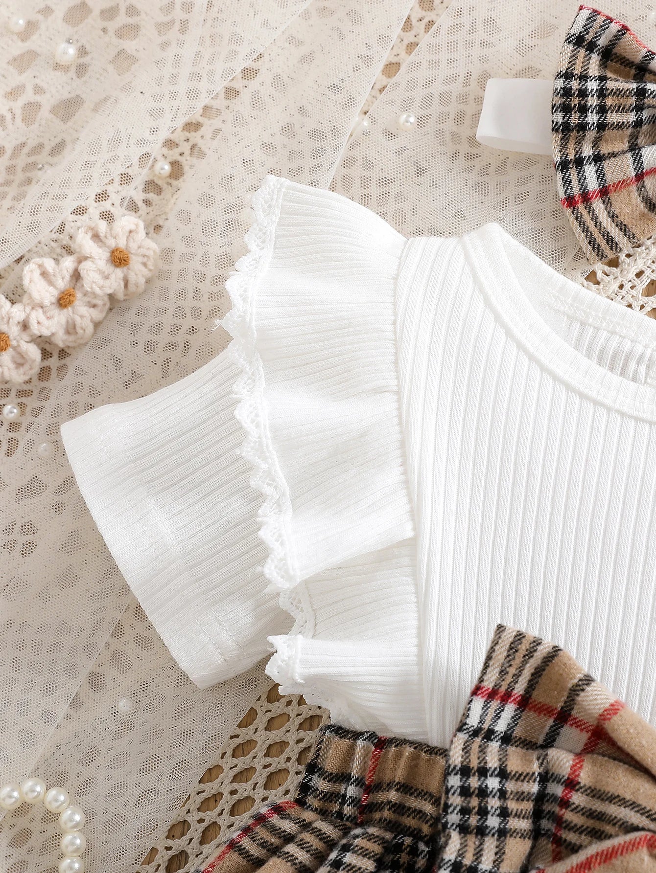 Baby Girl Cute Ruffle Lace Large Bow Dress