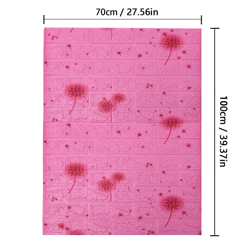 70cm High quality DIY 3D Wallpaper Moisture