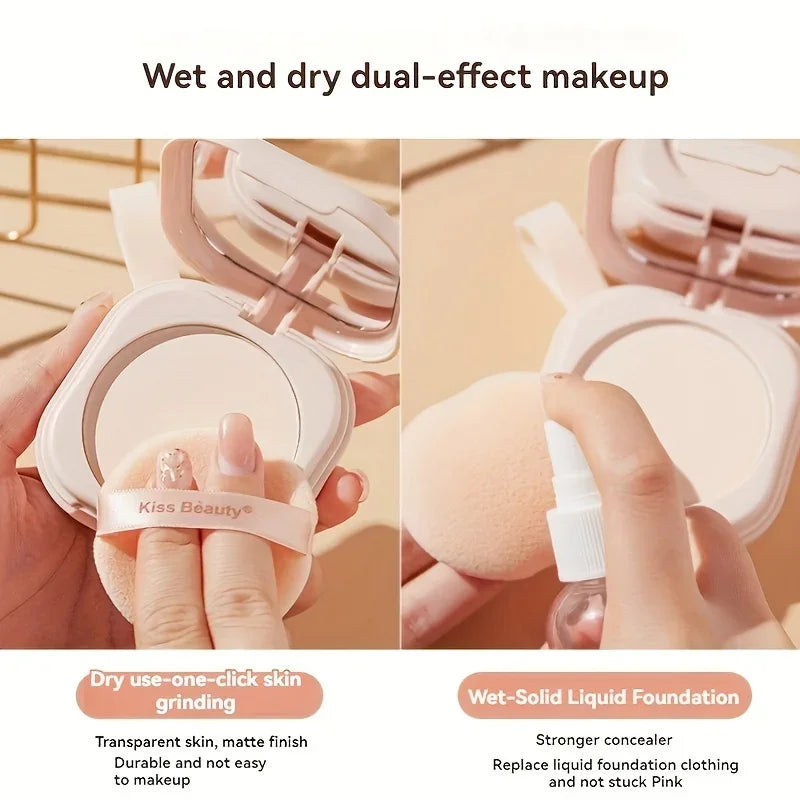 Milk Tea Waterproof Compact Powder
