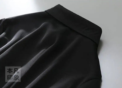 Blusas de oficina de manga larga tipo farol para mujer