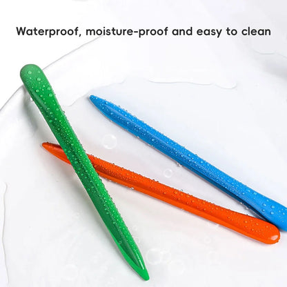 12-36 Color Washable Crayons Non-Toxic Erasable Triangular