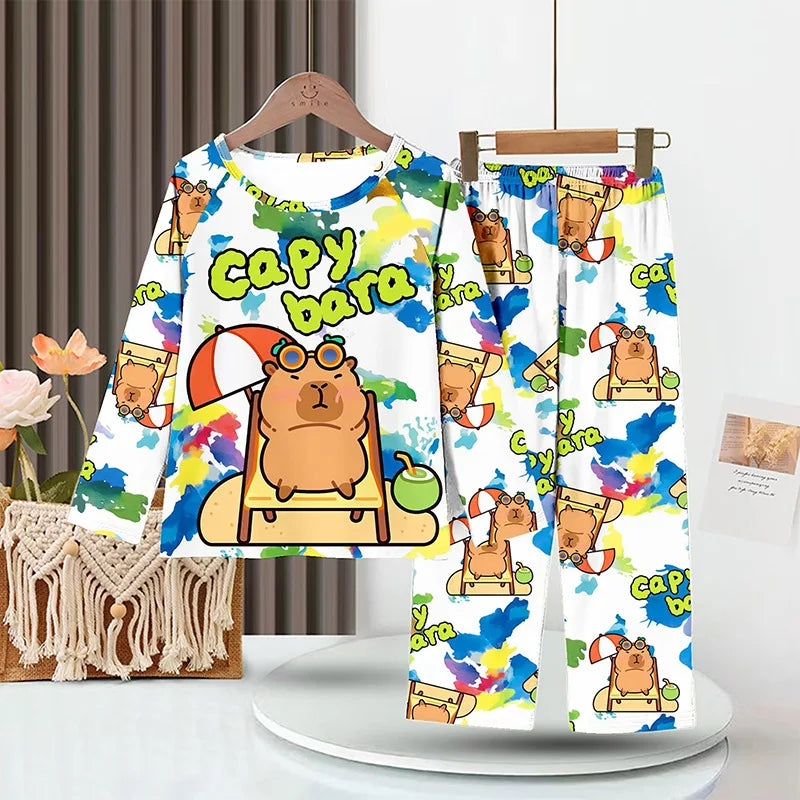 Sleepers Cartoon Boutique Long Sleeve 3 4 5 6 7 8 9 10 11 12 Yrs Pajamas
