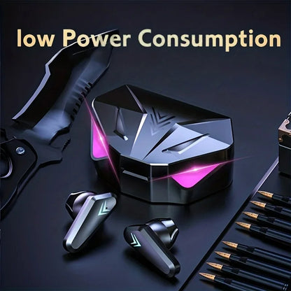 TWS Wireless Bluetooth Headset LED Display Headphones Noise Cancelling