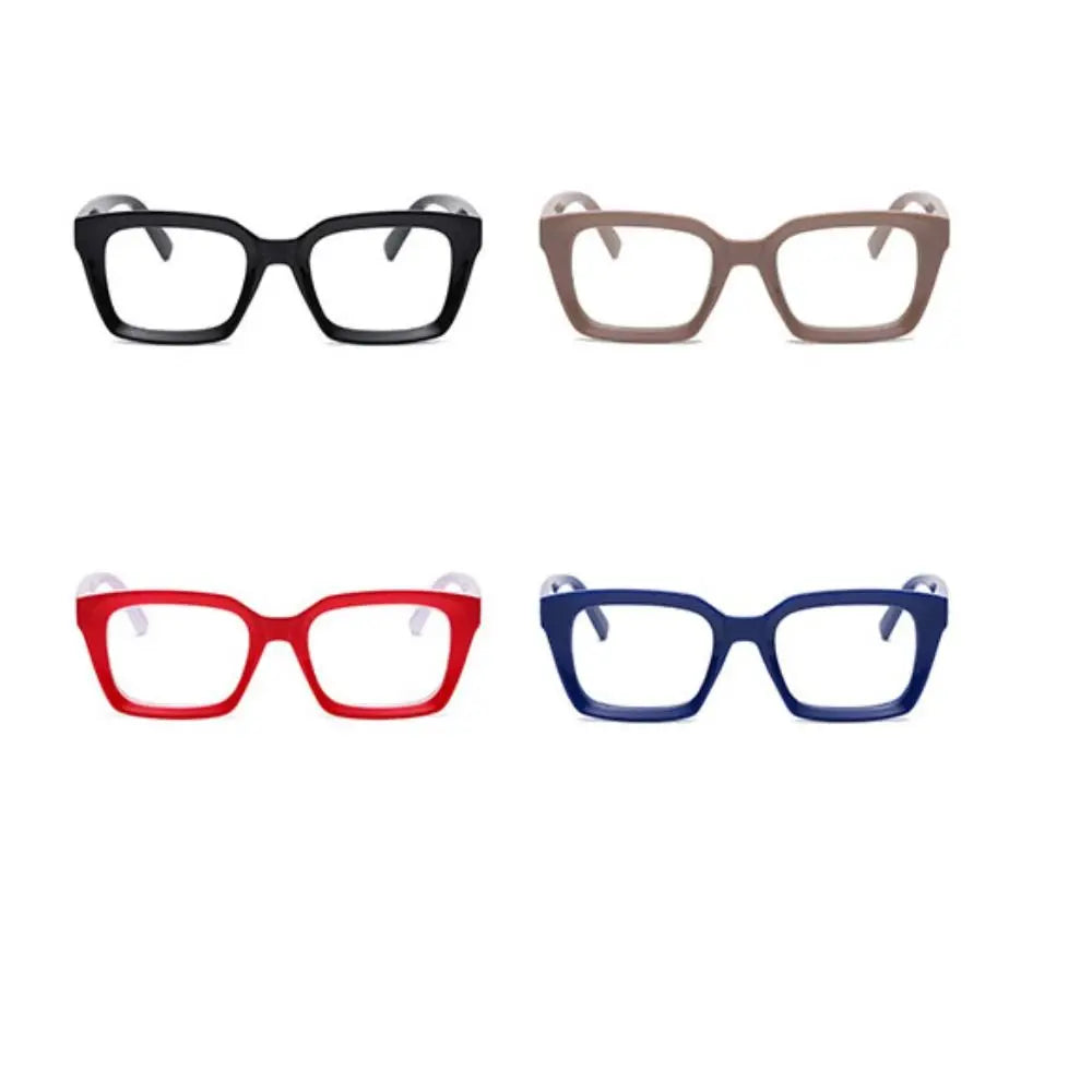 Transparent Anti Blue-ray Reading Glasses Retro Wood Stripes Presbyopia Eyeglasses