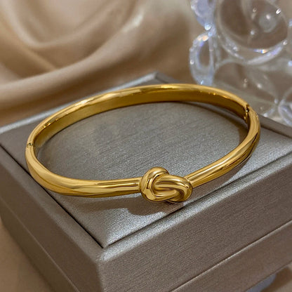 Unisex Gold Cuff Waterproof Bracelet