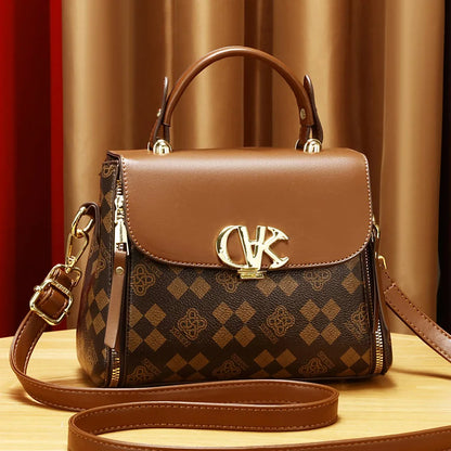 DANA Retro Letter Print Mini Crossbody Bag