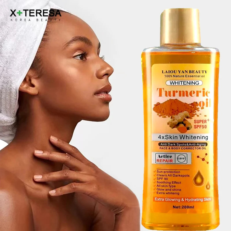 Aceite facial iluminador con aceite esencial de jengibre para el cuidado de la piel