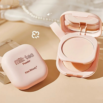 Milk Tea Waterproof Compact Powder