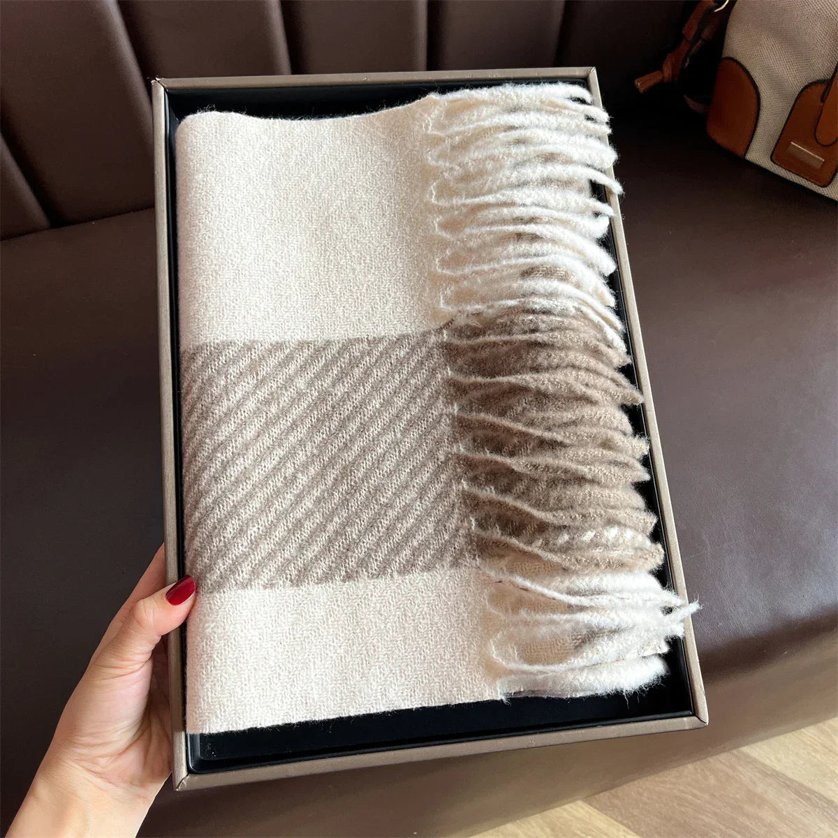 Luxury Winter Cashmere Scarf