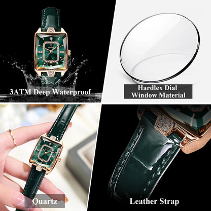 DANA Waterproof Leather Watch