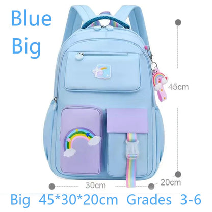 High Class Backpack Macaron Large Capacity School Bag