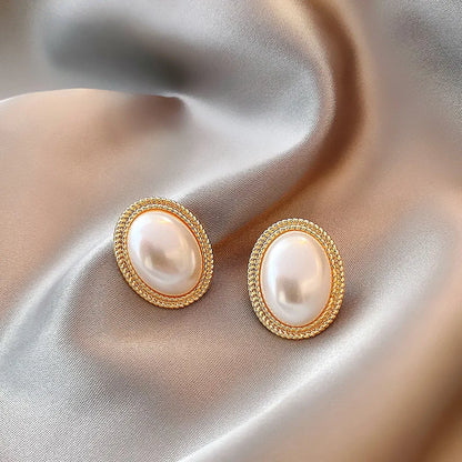 DANA Imitation Pearl Zircon Earrings