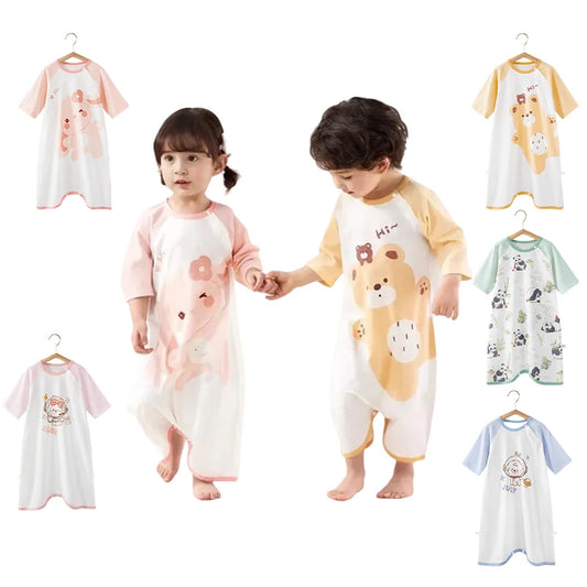 Girl Boy Nightgown Cartoon Pajamas Dress