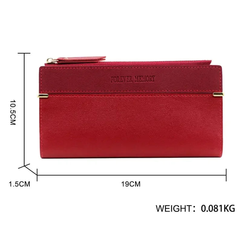 Long Credit Card Holder Clutch Wallet