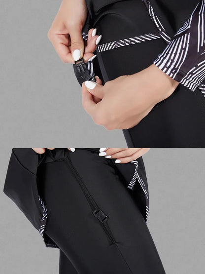 3PCS/Set Muslim Burkini Long Sleeves Swimsuit
