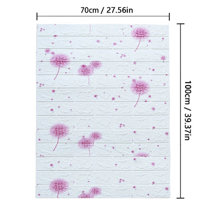 70cm High quality DIY 3D Wallpaper Moisture