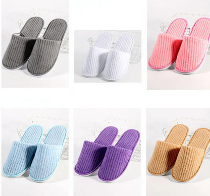 Non-slip Travel Hotel Indoor Guest High Quality Disposable Slippers