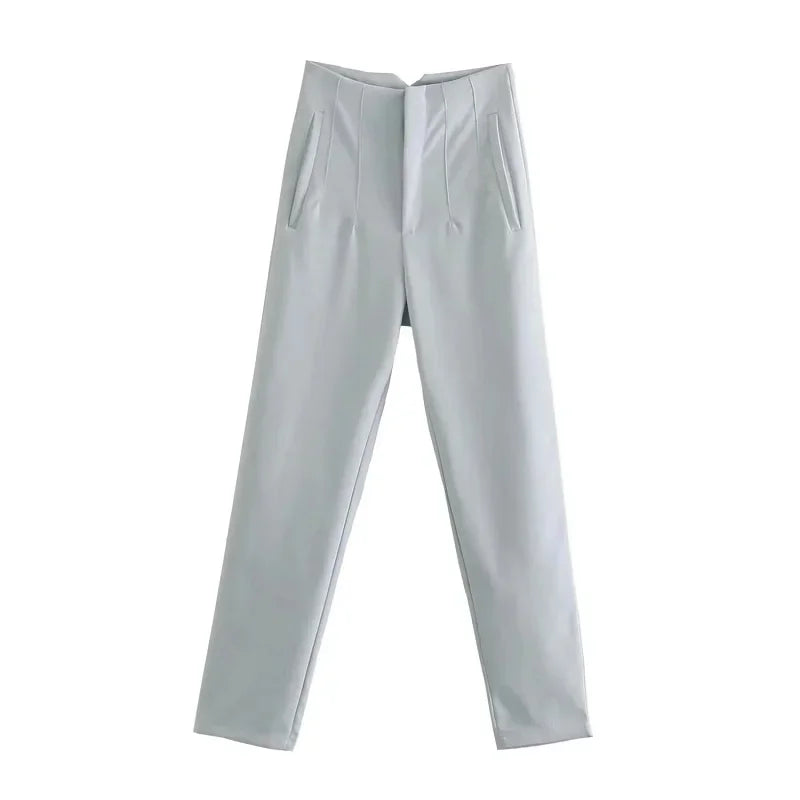 Office Wear High waist Formal Pants