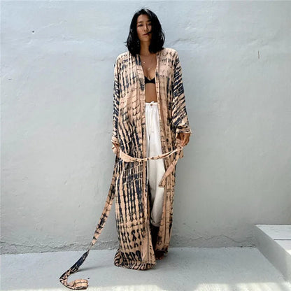 Long Kimono Swimsuit Cover up Outfits Bathing Suit