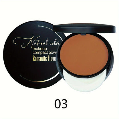 Full Coverage Long Lasting Makeup Face Powder Foundation