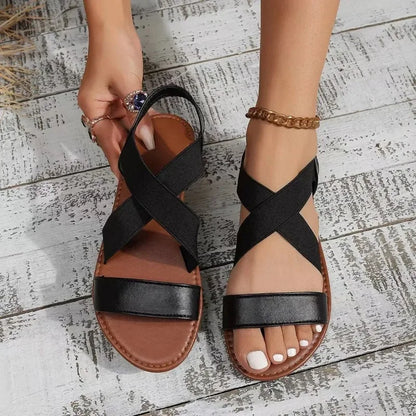 Flat Roman non-slip rubber sandals