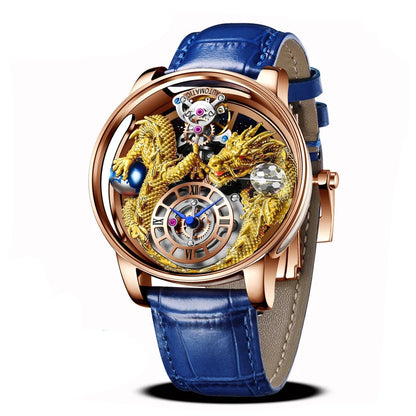 Diamond Tourbillion Top Brand Luxury Astronomia Quartz waterproof Watch