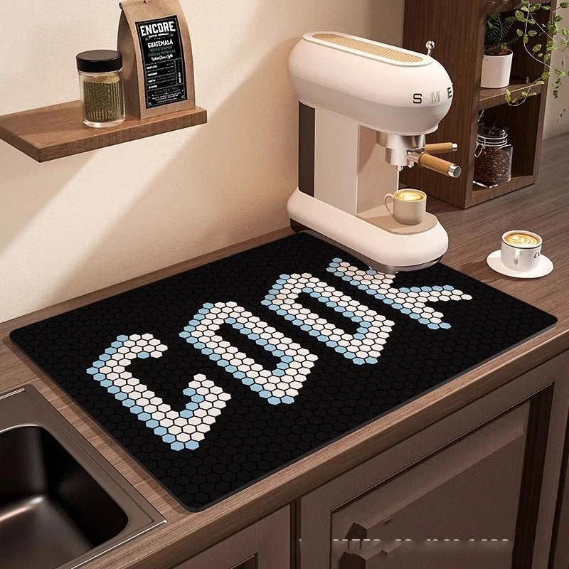Coffee Machine Mat Waterproof Drain Pad