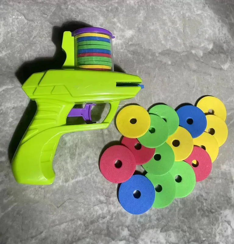 Foam Disc Launcher Flying Disc Handheld Shooter