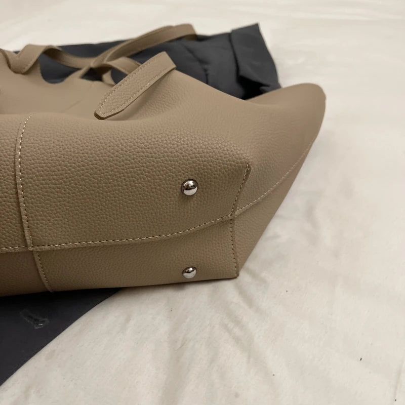 DANA PU Leather Capacity Shopper Handbags