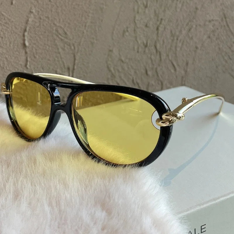 Oversized Pilot Luxury Outdoor Eyeglasses