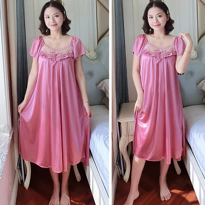 Silk Short Sleeve Pyjama