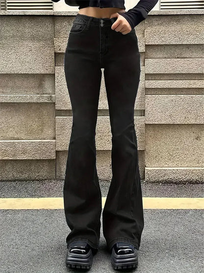 Flare Stretch Moustache Skinny Jeans