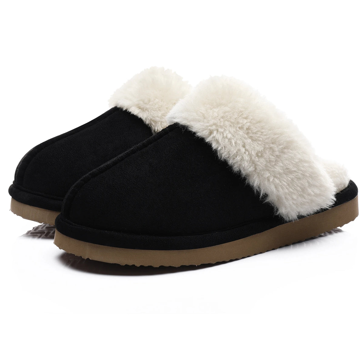 Crestar Winter Home Warm Comfortable Fur Slippers