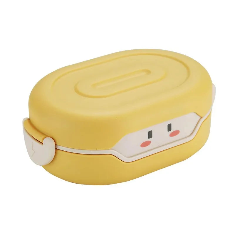 Cute Bear Lunch Box With Compartments Lunch Food Container