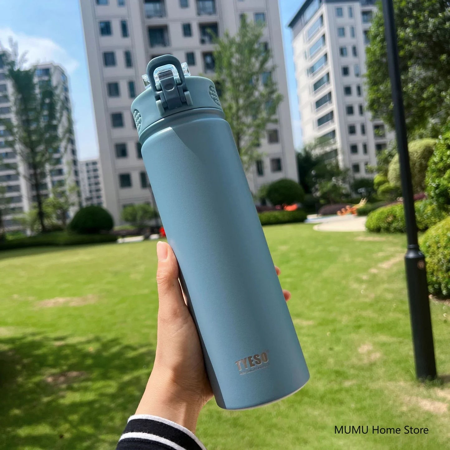 TYESO 600/750ML Stainless Steel Thermo Water Bottles