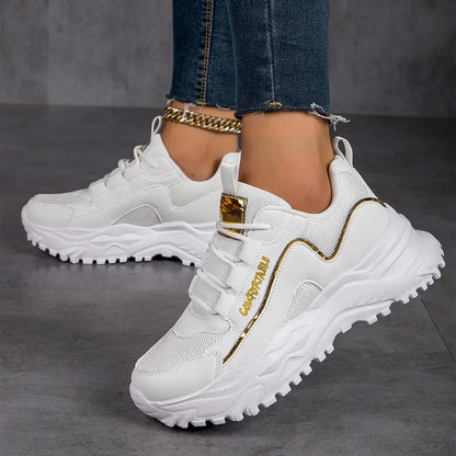 Breathable Sports Walking Flats Sneakers