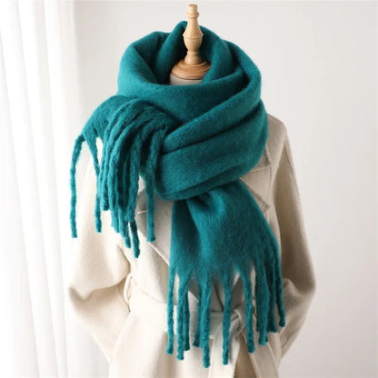 Cashmere Warm Solid Pashmina Blanket Wraps