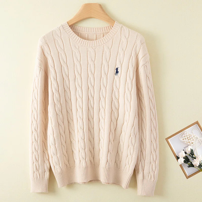 Cashmere Hoodie O-Neck Sweater